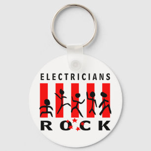 Porte-clés Électricien Rock