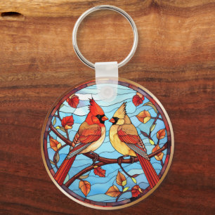 Porte-clés Élégance intemporelle Porte - clé cardinal