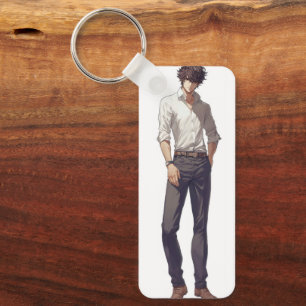 Porte-clés Élégant homme d'Anime élégant