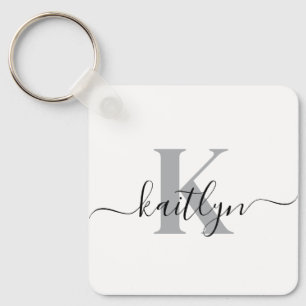 Porte-clés Élégant monogramme