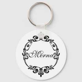 Porte-clés Élégant Porte - clé Monogramme