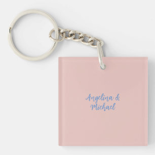 Porte-clés Élégant stylish tendance Unique Noms Calligraphie