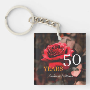 Porte-clés Élégante conservation florale - Romantique cadeau 
