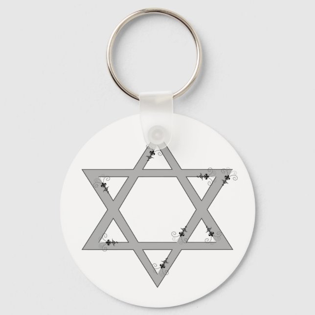 Porte-clés elegent star of david (Recto)