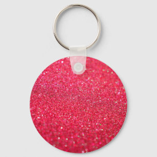 Porte-clés Élément personnalisé Parties scintillant rose r