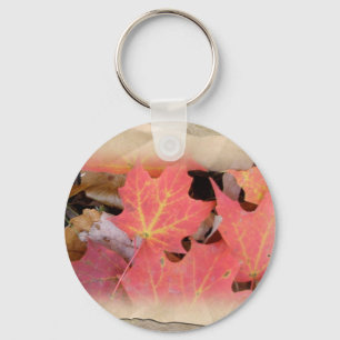 Porte-clés Éléments de coordination des Feuilles de l'érable 