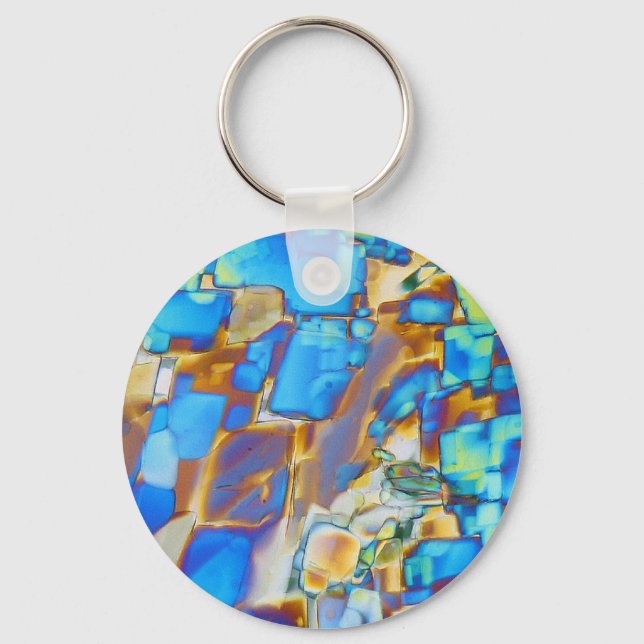 Porte-clés Eléments/Yttrium au microscope (Recto)