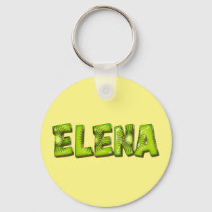 Porte-clés Elena Name Kiwi Design
