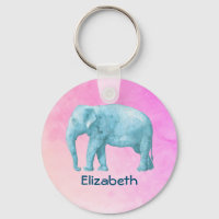 Eléphant bleu clair personnalisé