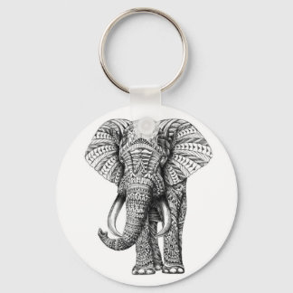 Porte-clés éléphant tribal