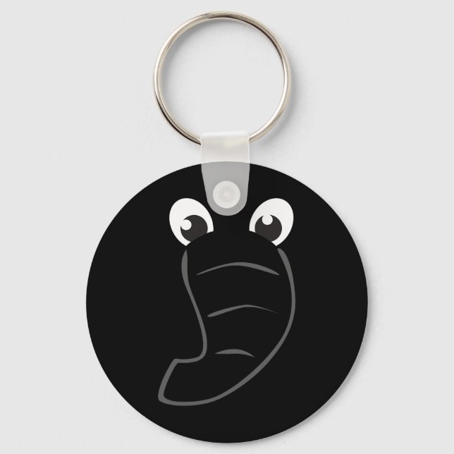 Porte-clés Elephant Visage mignon Enfants Costume d'Halloween (Recto)