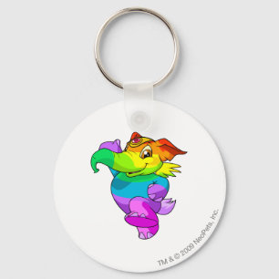 Porte-clés Elephante arc-en-ciel