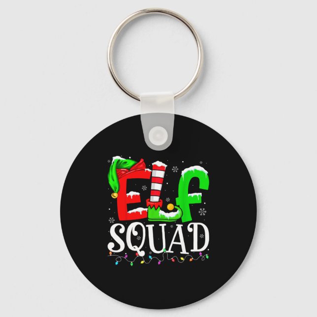 Porte-clés Elf Family Christmas Shirts Matching Pajamas Xmas  (Recto)