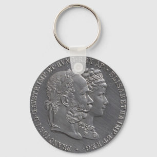 Porte-clés Élisabeth d'Autriche Sissi Sisi Coin 1879