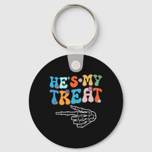 Porte-clés Elle est ma bite Il est ma menace Coupl Halloween