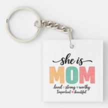 Porte-clés Elle est maman