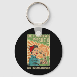 Porte-clés Elle Se Souvient De Qui Elle Était Et Du Jeu Chang