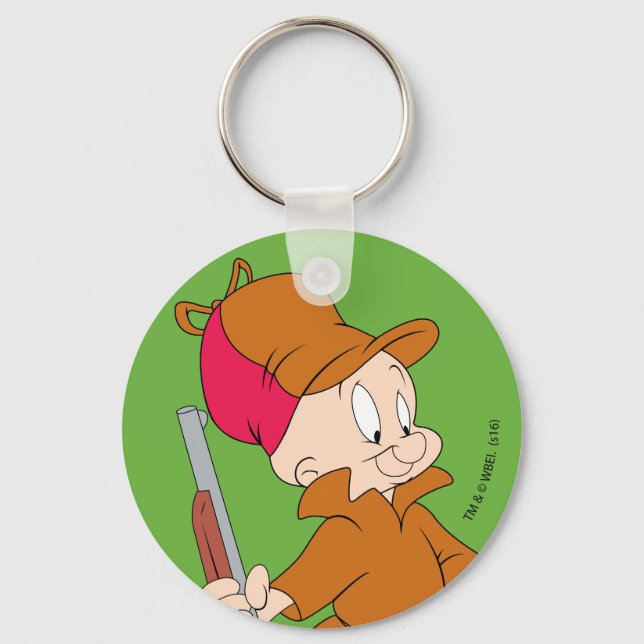 Porte-clés ELMER FUDD™ | Avec Un Arme À Arme (Recto)