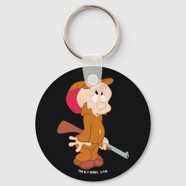 Porte-clés ELMER FUDD™ | Pose effrayée (Recto)
