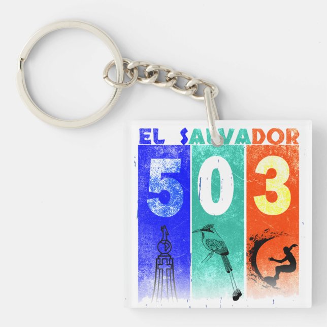 PORTE-CLÉS ELSALVADOR 503 (Devant)