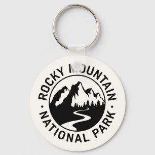 Porte-clés Emblem du parc national des Rocheuses