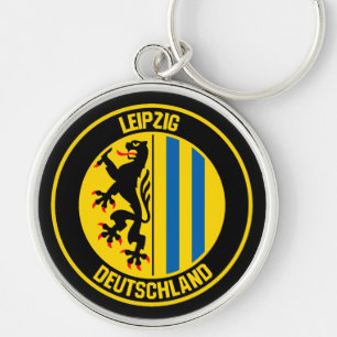 Porte-clés Emblem rond Leipzig