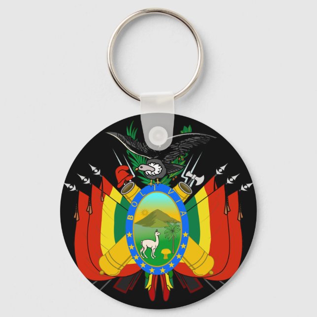 Porte-clés emblème bolivien (Recto)