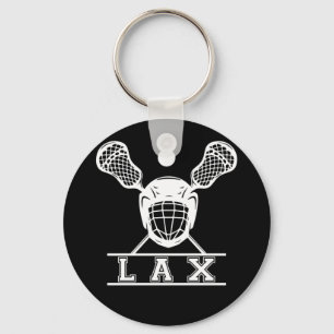 Porte-clés Emblème de bâtons de crosse pour les joueurs LAX