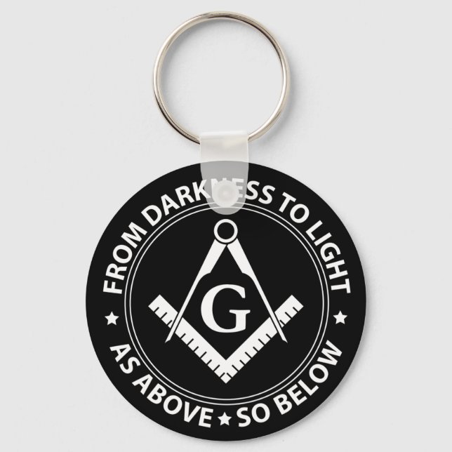 Porte-clés emblème de la franc-maçonnerie (Recto)