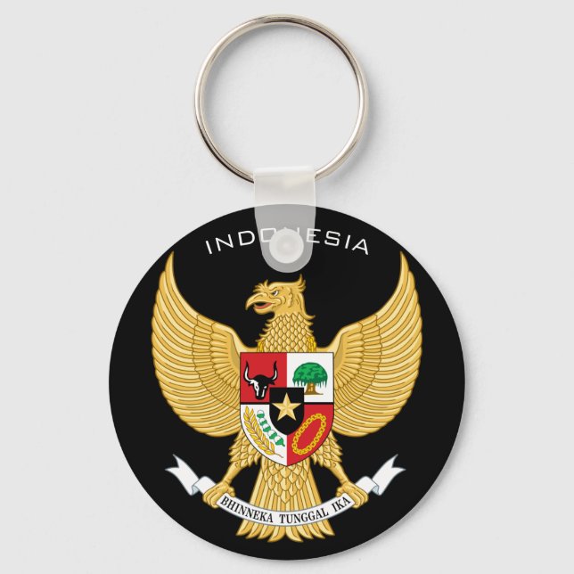 Porte-clés emblème de l'indonésie (Recto)