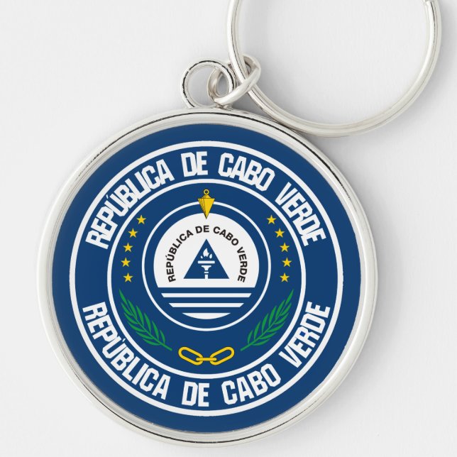 Porte-clés Emblème du Cap-Vert (Devant)