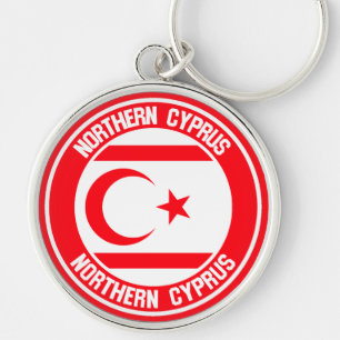 Porte-clés Emblème du cercle de Chypre-Nord