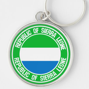 Porte-clés Emblème du cycle de Sierra Leone