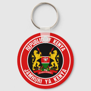 Porte-clés Emblème du cycle du Kenya