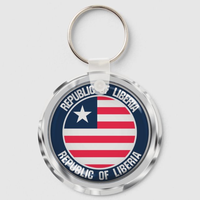 Porte-clés Emblème du cycle du Liberia (Recto)