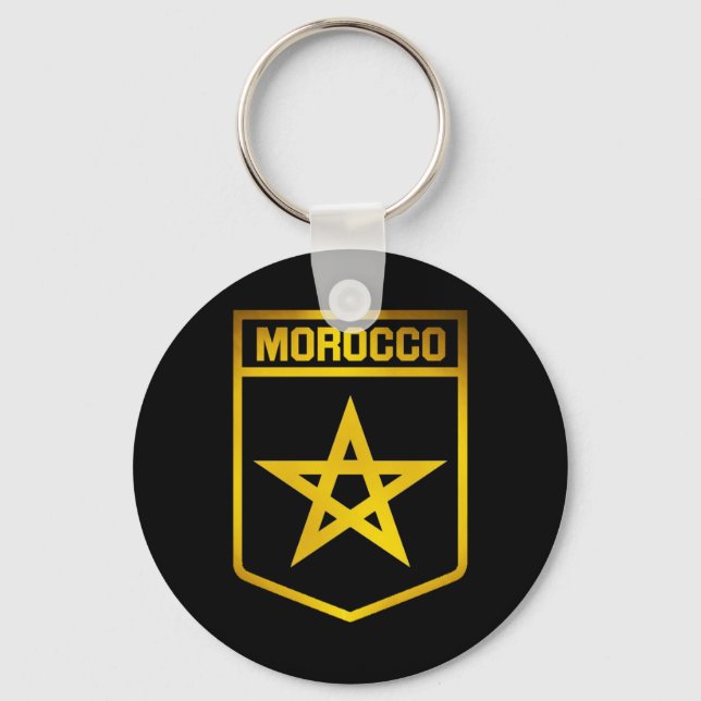 Porte-clés Emblème du Maroc (Recto)