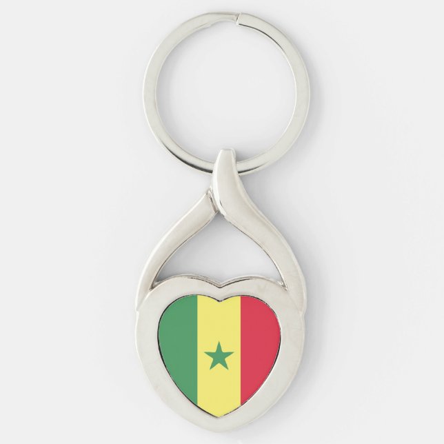 Porte-clés Emblème du Sénégal (Devant)