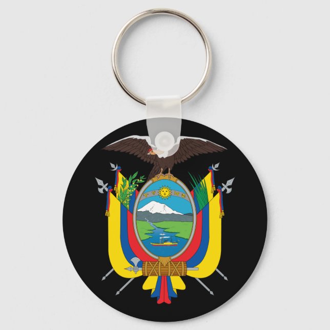 Porte-clés emblème équateur (Recto)