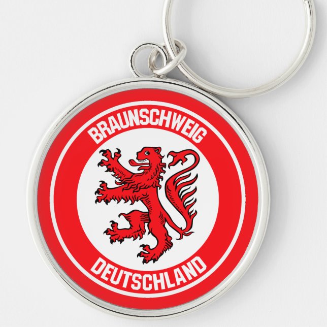 Porte-clés Emblème rond Braunschweig (Devant)