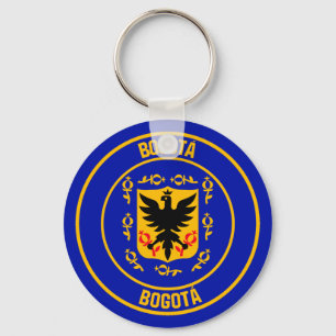 Porte-clés Emblème rond de Bogotá