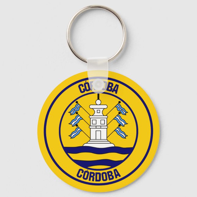 Porte-clés Emblème rond de Córdoba (Recto)