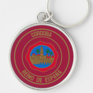 Porte-clés Emblème rond de Córdoba