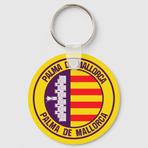 Porte-clés Emblème rond de Palma de Majorque