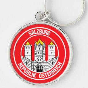 Porte-clés Emblème rond de Salzbourg
