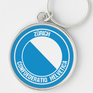 Porte-clés Emblème rond de Zürich