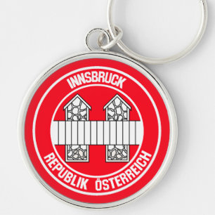 Porte-clés Emblème rond d'Innsbruck