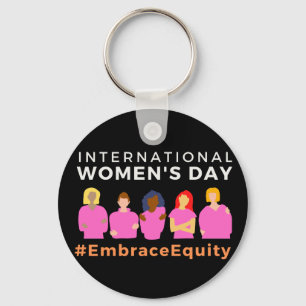 Porte-clés Embrace Equity International Women's Day