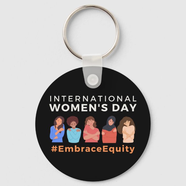 Porte-clés Embrace Equity International Women's Day 2023 (Recto)