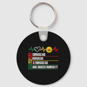 Porte-clés Embracer Kwanzaa Est Notre Humanité Commune Africa