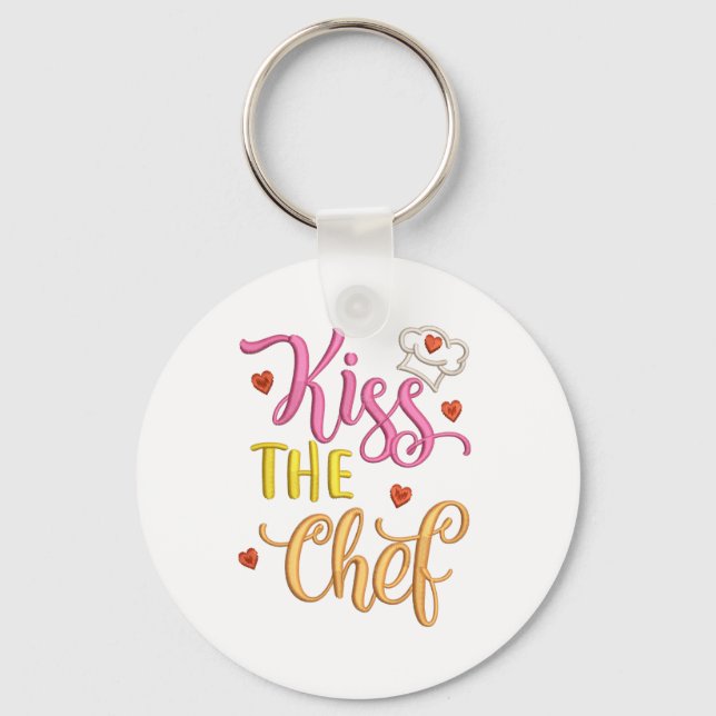 Porte-clés Embrasse le chef (Recto)